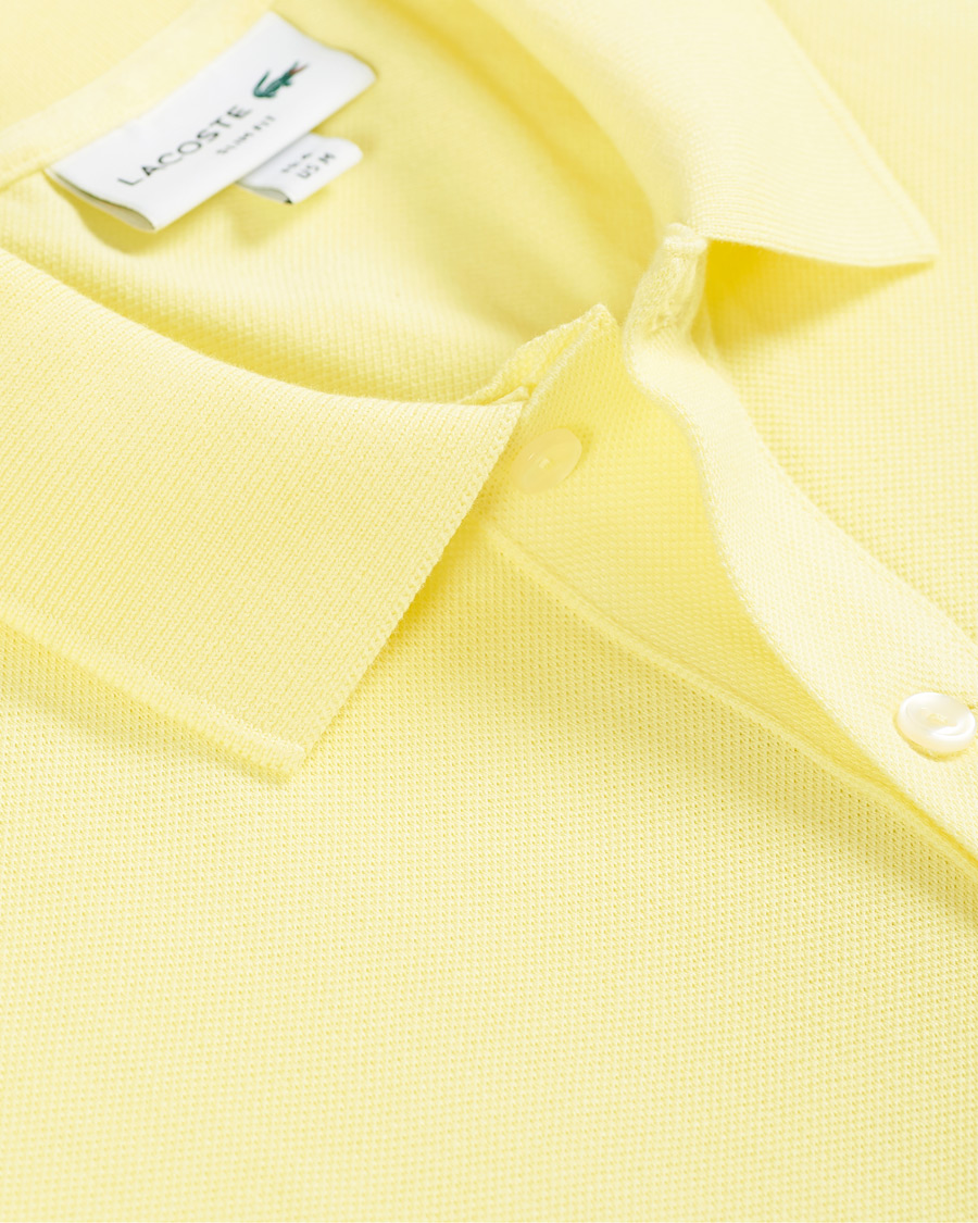 Homme | Polos | Lacoste | Slim Fit Polo Piké Bright Yellow