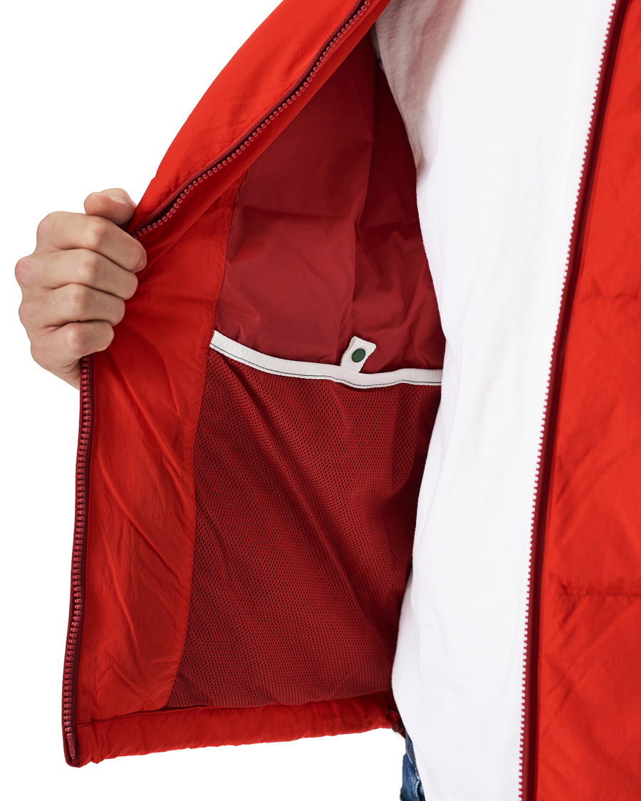 Homme | Manteaux Et Vestes | Lacoste | Down Hooded Jacket Red