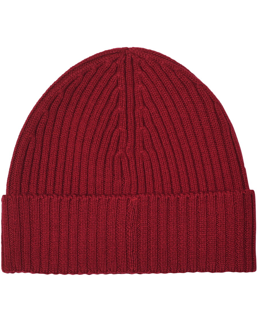 Homme | Lacoste Knitted Beanie Bordeaux | Lacoste | Knitted Beanie Bordeaux