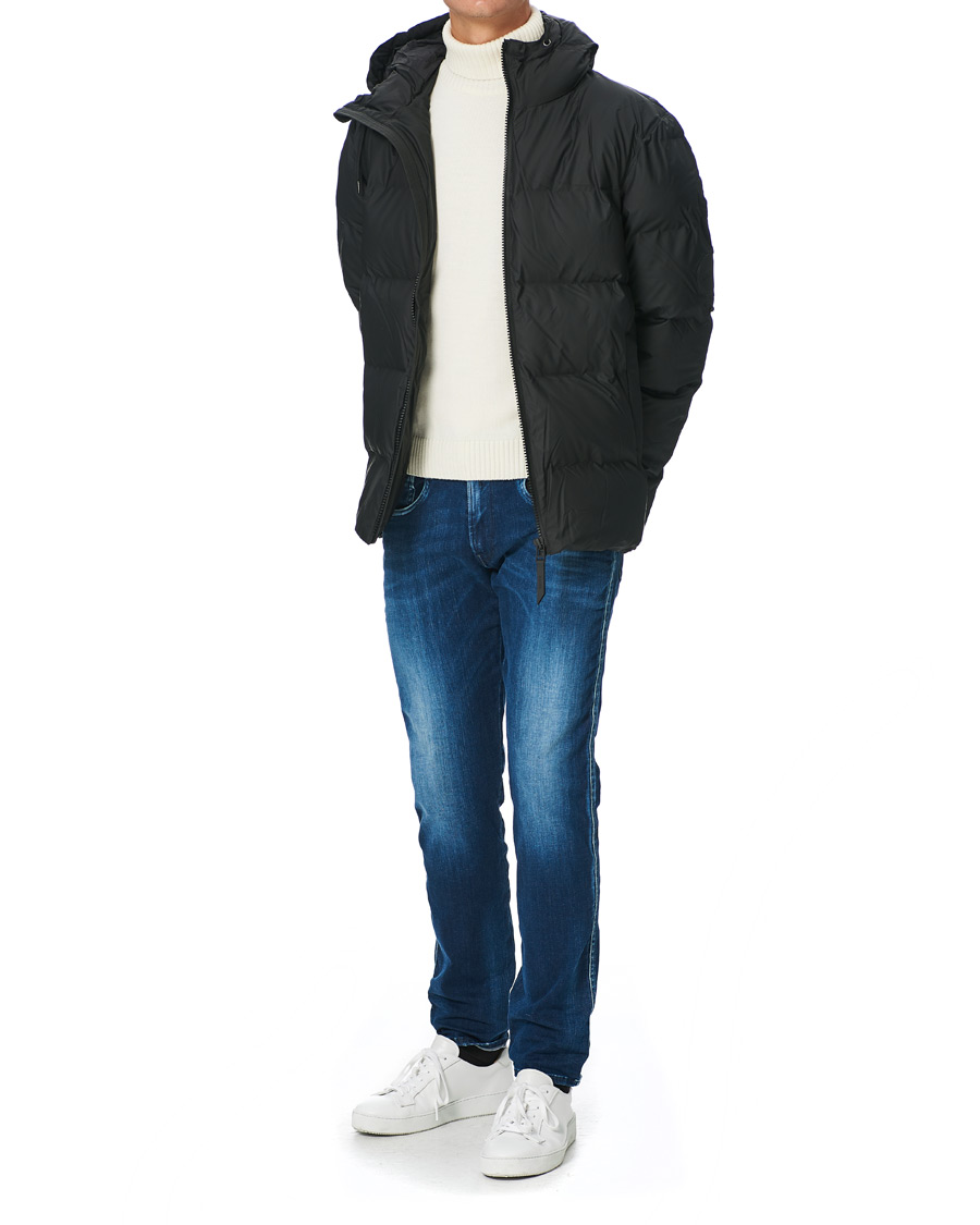 Homme | Manteaux Et Vestes | RAINS | Waterproof Puffer Hooded Jacket Black