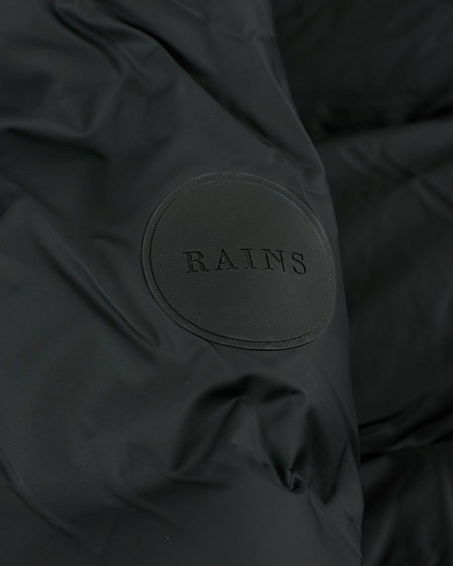 Homme | Manteaux Et Vestes | RAINS | Waterproof Puffer Hooded Jacket Black