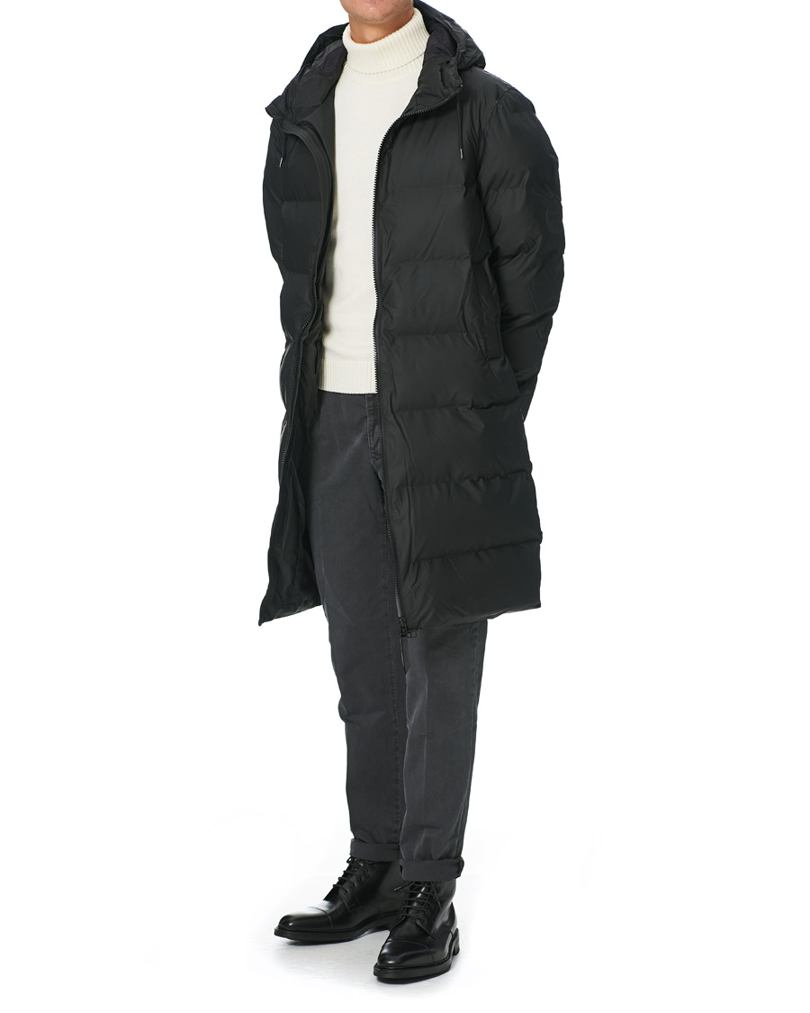Homme | Manteaux Et Vestes | RAINS | Waterproof Long Puffer Jacket Black