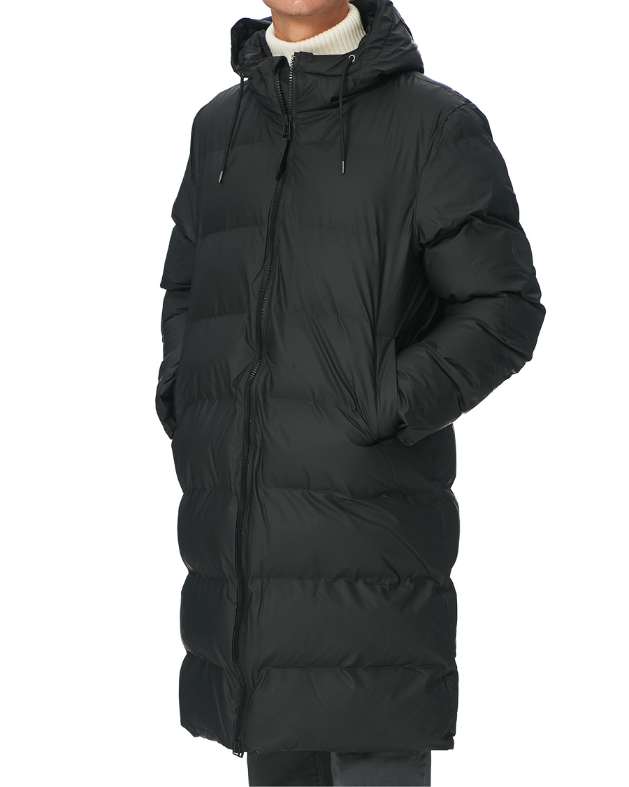 Homme | Manteaux Et Vestes | RAINS | Waterproof Long Puffer Jacket Black