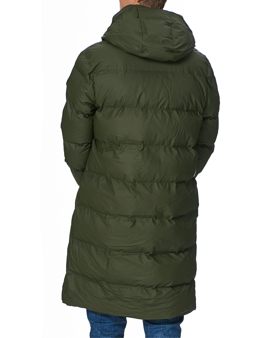 Homme | Manteaux Et Vestes | RAINS | Waterproof Long Puffer Jacket Green