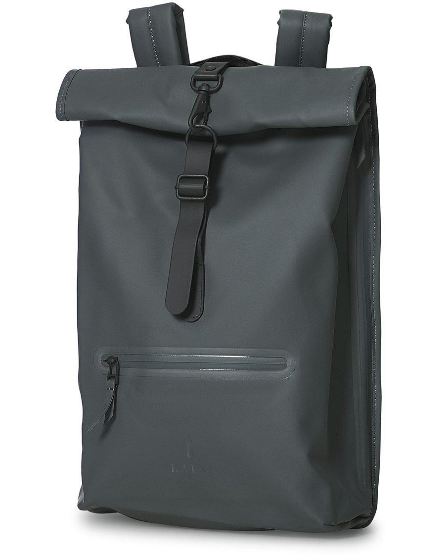 Homme | RAINS Rolltop Rucksack Slate Grey | RAINS | Rolltop Rucksack Slate Grey