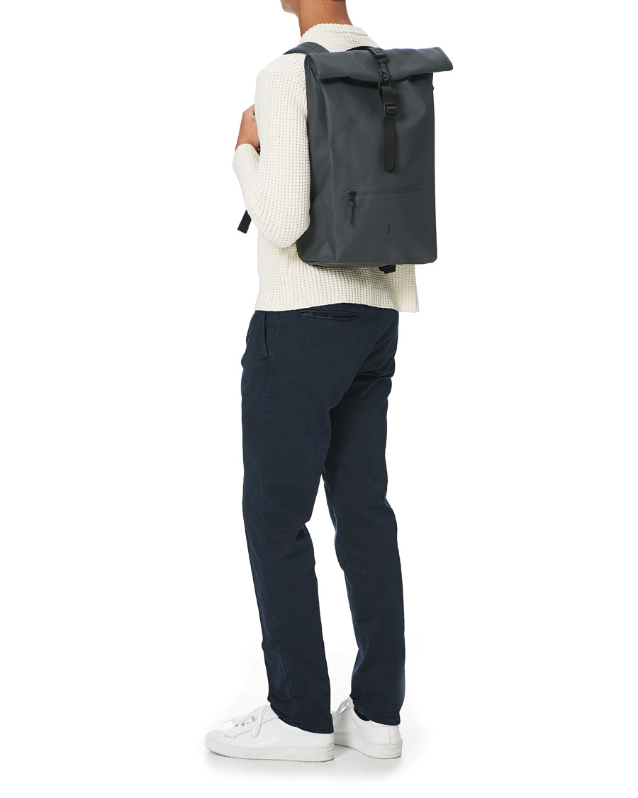 Homme | RAINS Rolltop Rucksack Slate Grey | RAINS | Rolltop Rucksack Slate Grey