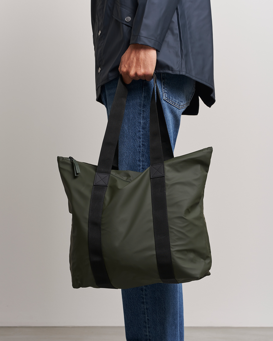Homme | RAINS Tote Bag Rush Green | RAINS | Tote Bag Rush Green