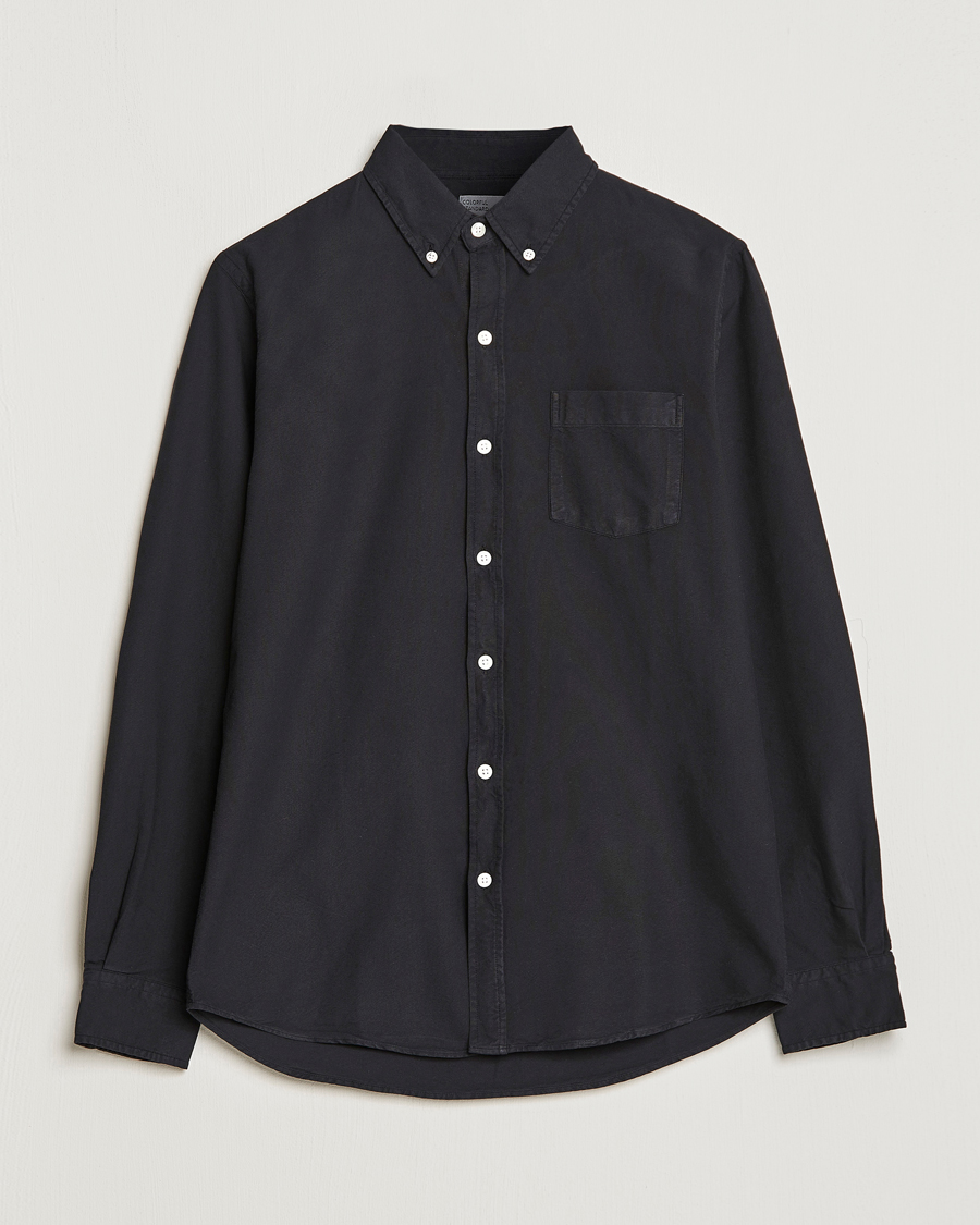 Homme | Chemises | Colorful Standard | Classic Organic Oxford Button Down Shirt Deep Black
