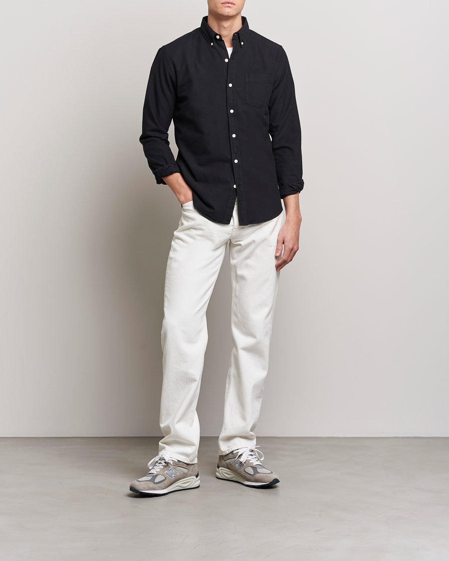 Homme | Chemises | Colorful Standard | Classic Organic Oxford Button Down Shirt Deep Black