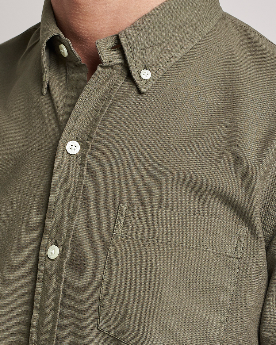 Homme | Chemises | Colorful Standard | Classic Organic Oxford Button Down Shirt Dusty Olive
