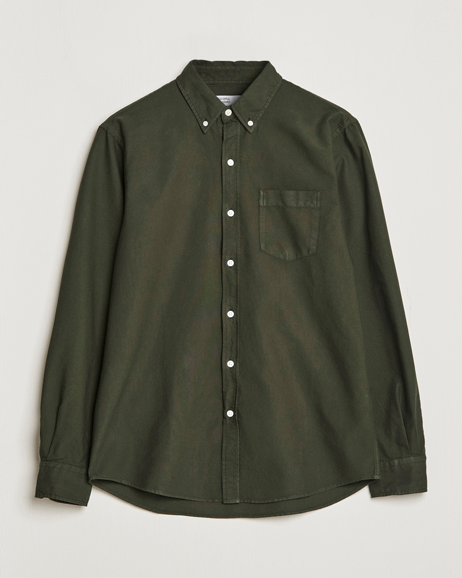 Homme | Chemises | Colorful Standard | Classic Organic Oxford Button Down Shirt Hunter Green