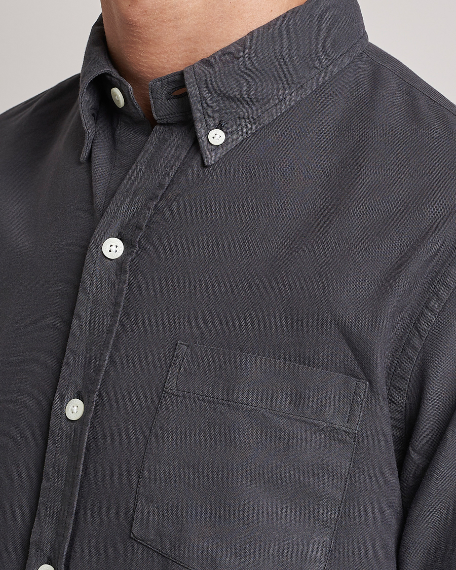 Homme | Chemises | Colorful Standard | Classic Organic Oxford Button Down Shirt Lava Grey