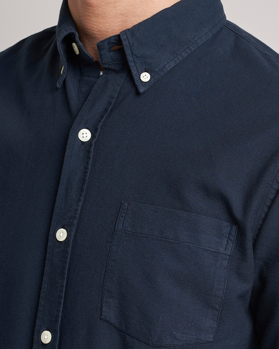 Homme | Chemises | Colorful Standard | Classic Organic Oxford Button Down Shirt Navy Blue