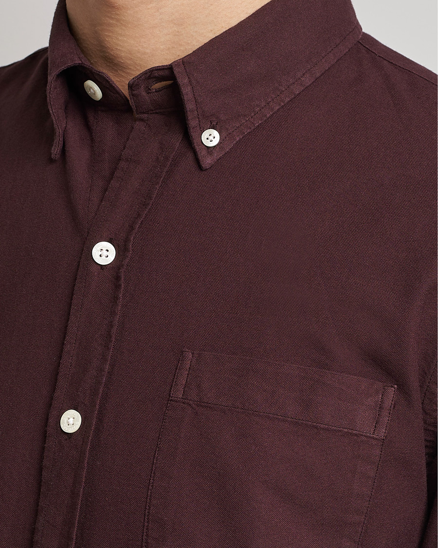 Homme | Chemises | Colorful Standard | Classic Organic Oxford Button Down Shirt Oxblood Red