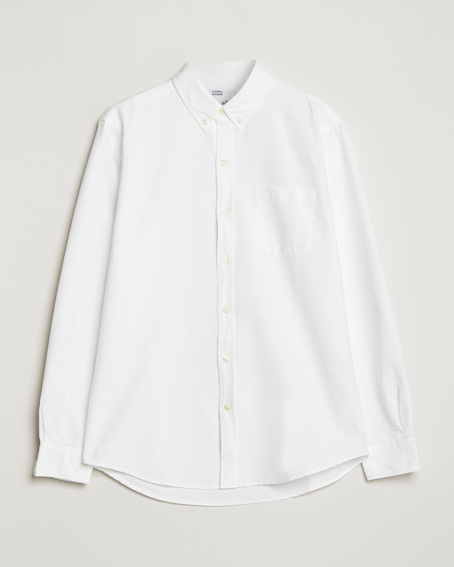 Homme | Chemises | Colorful Standard | Classic Organic Oxford Button Down Shirt White