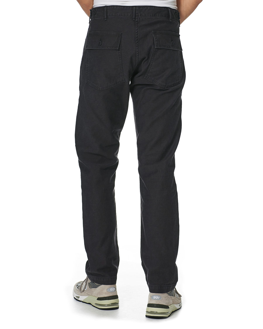 Homme | Pantalons | orSlow | Slim Fit Original Sateen Fatigue Pants Black