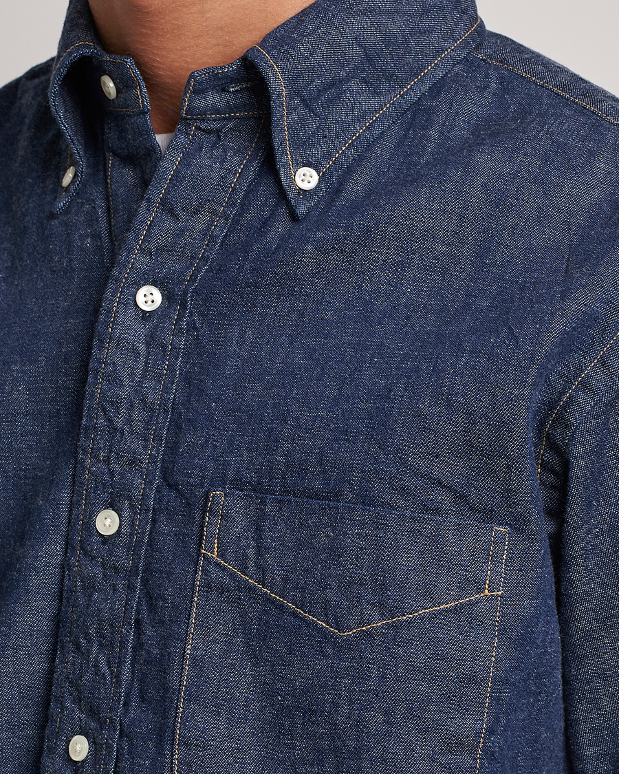 Homme | Chemises | orSlow | Denim Button Down Shirt One Wash