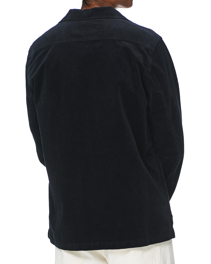 Homme | Manteaux Et Vestes | Oscar Jacobson | Hampus Corduroy Shirt Jacket Navy