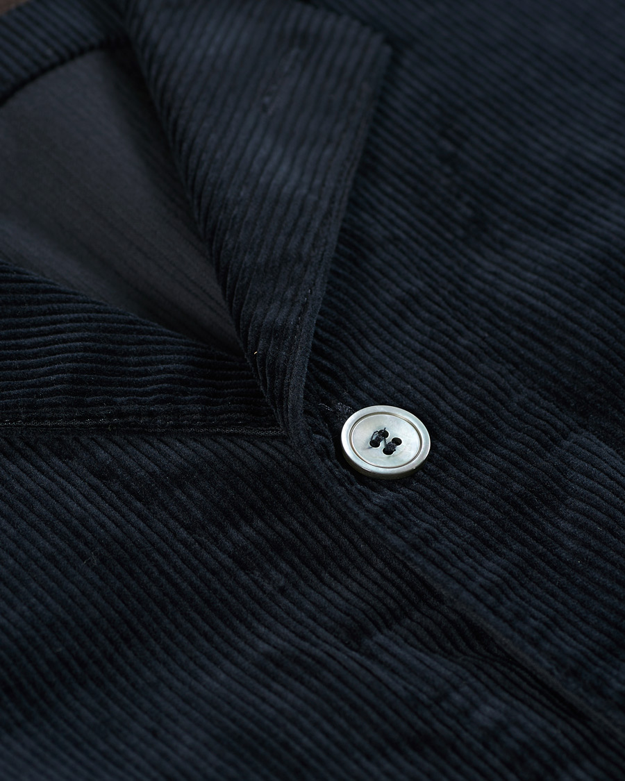 Homme | Manteaux Et Vestes | Oscar Jacobson | Hampus Corduroy Shirt Jacket Navy