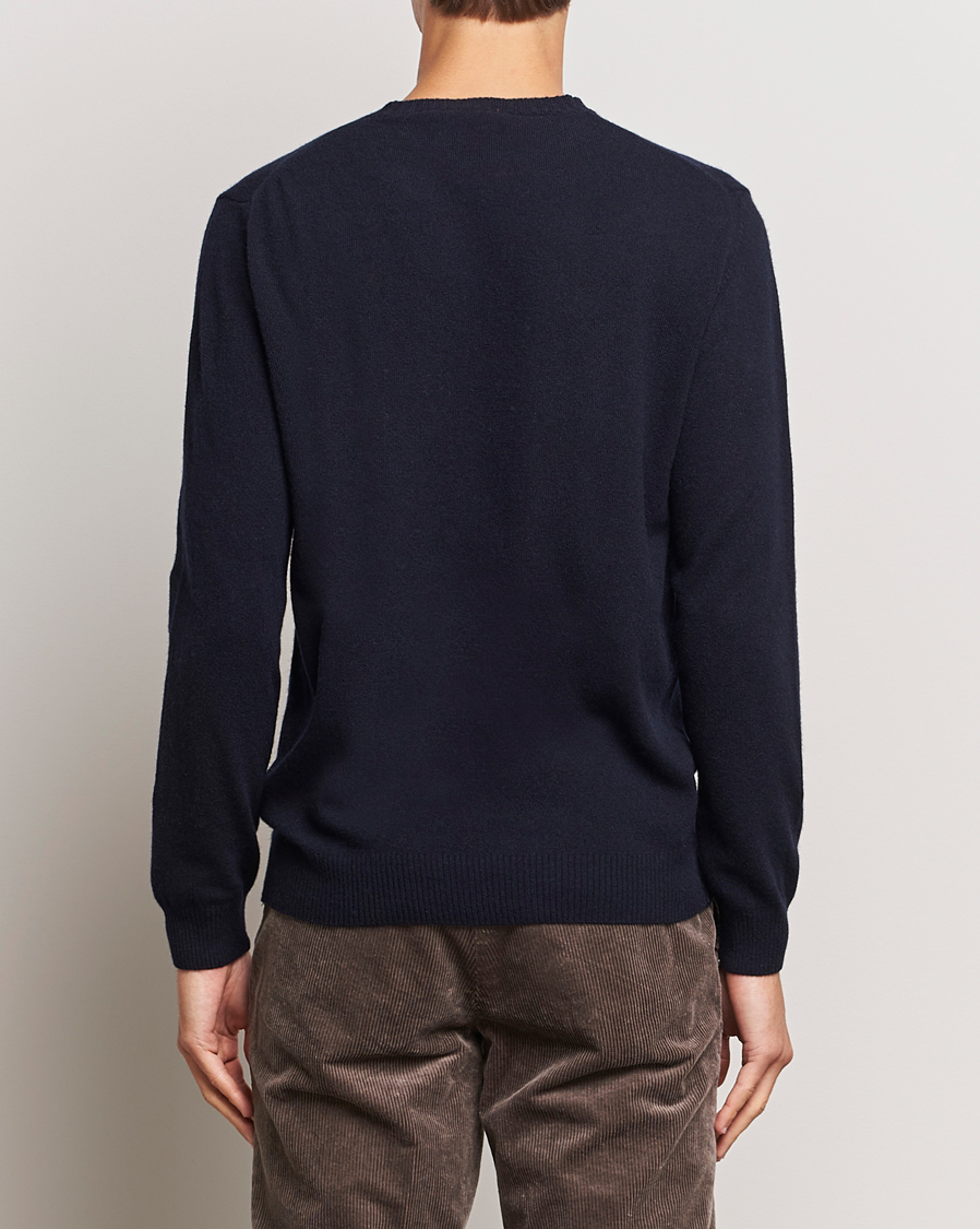 Homme | Pulls Et Tricots | Oscar Jacobson | Valter Wool/Cashmere Round Neck Navy