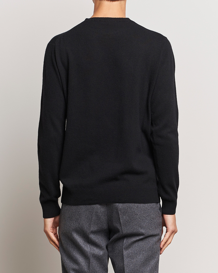 Homme | Pulls Et Tricots | Oscar Jacobson | Valter Wool/Cashmere Round Neck Black