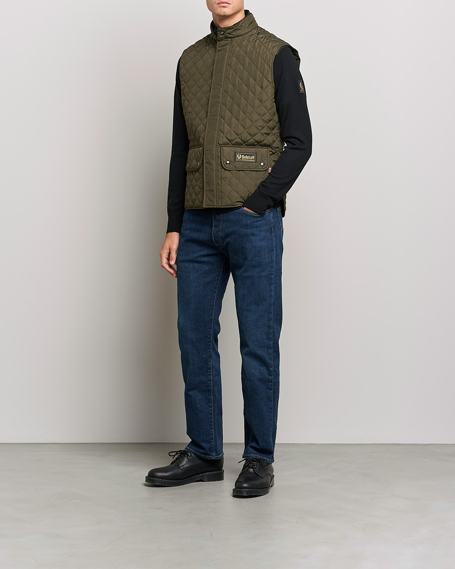 Homme | Gilets | Belstaff | Waistcoat Quilted Faded Olive