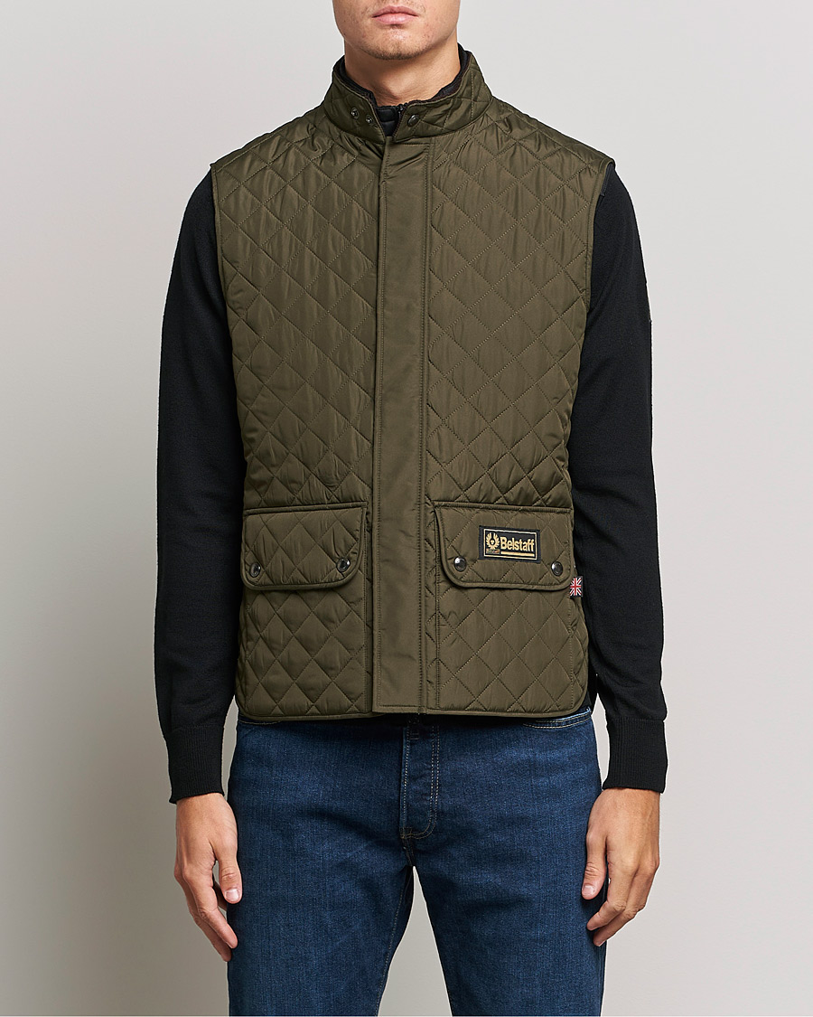 Homme |  | Belstaff | Waistcoat Quilted Faded Olive