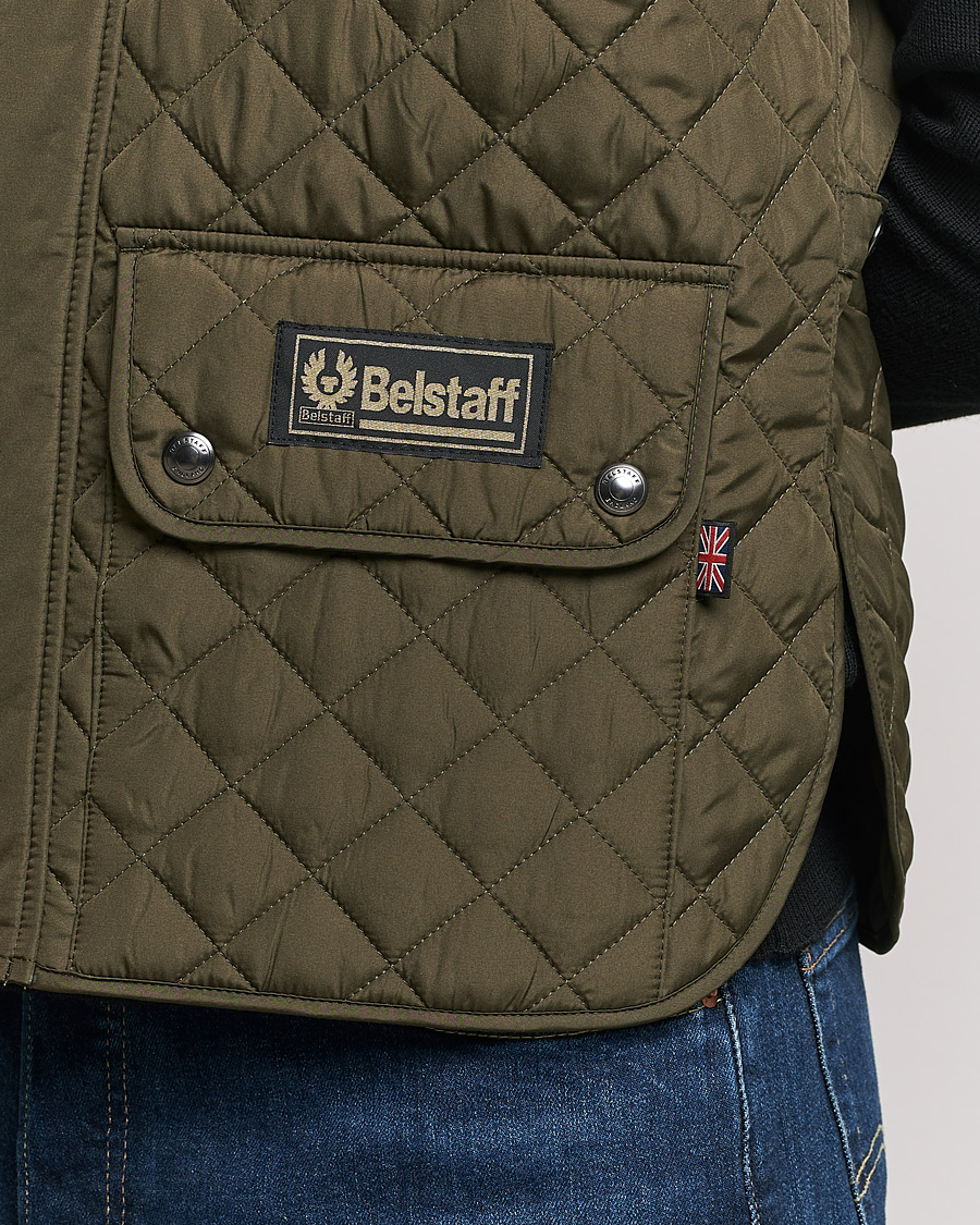 Homme | Gilets | Belstaff | Waistcoat Quilted Faded Olive