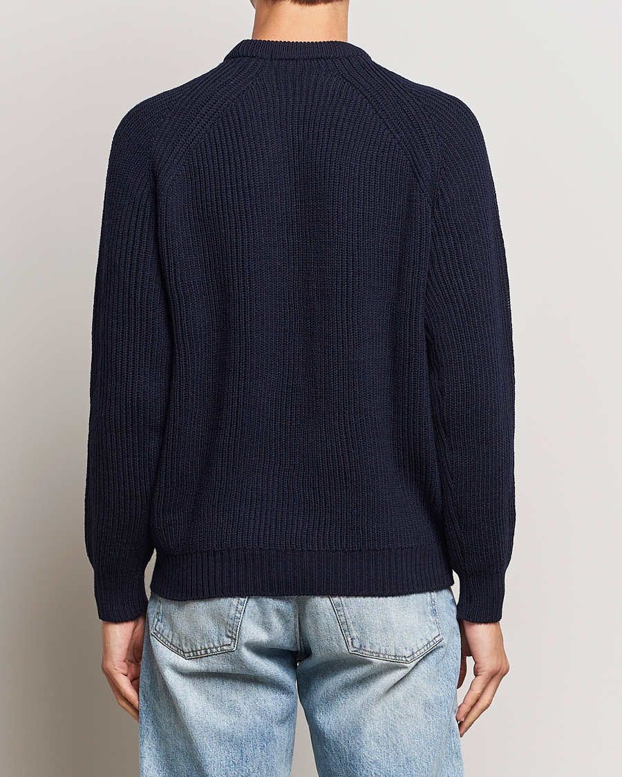 Homme | Pulls Et Tricots | Peregrine | Ford Knitted Wool Jumper Navy