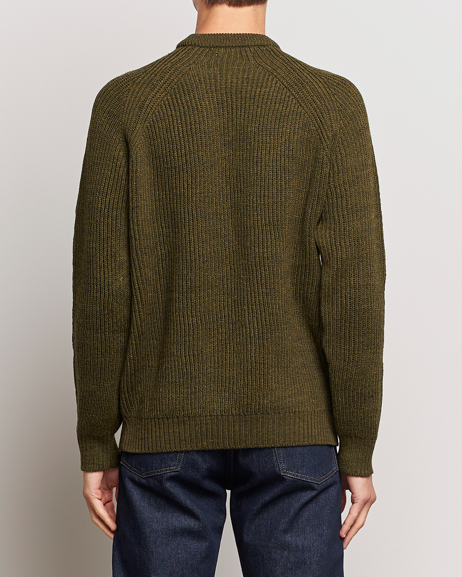 Homme | Pulls Et Tricots | Peregrine | Ford Knitted Wool Jumper Olive