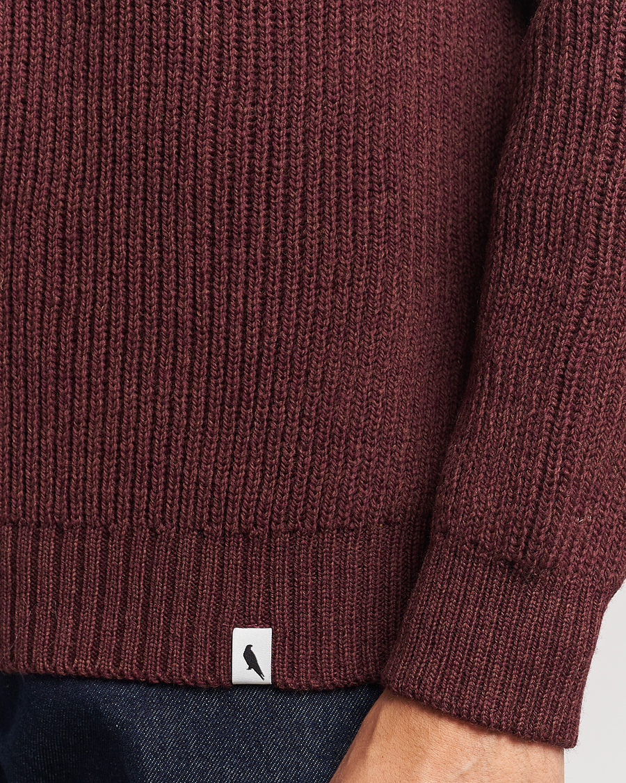 Homme | Pulls Et Tricots | Peregrine | Ford Knitted Wool Jumper Shiraz