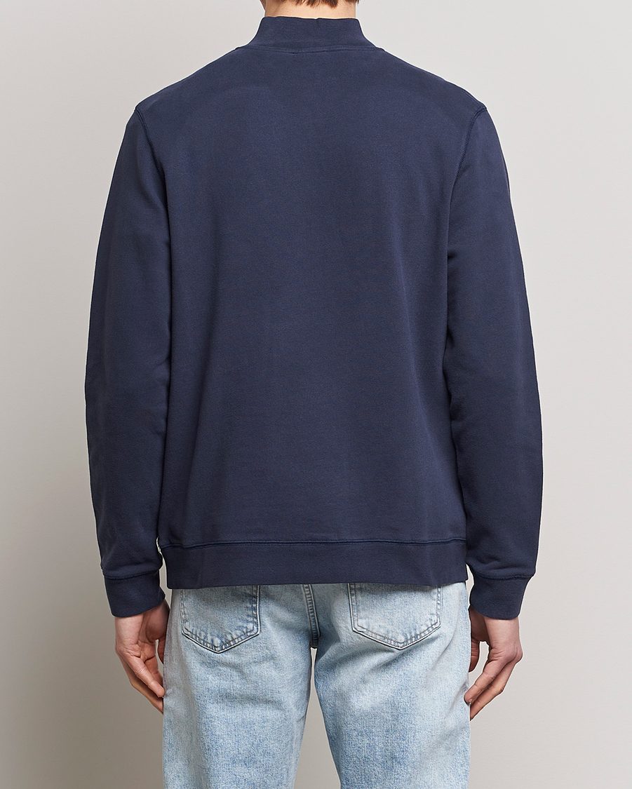 Homme | Pulls Et Tricots | Sunspel | Loopback Half Zip Navy