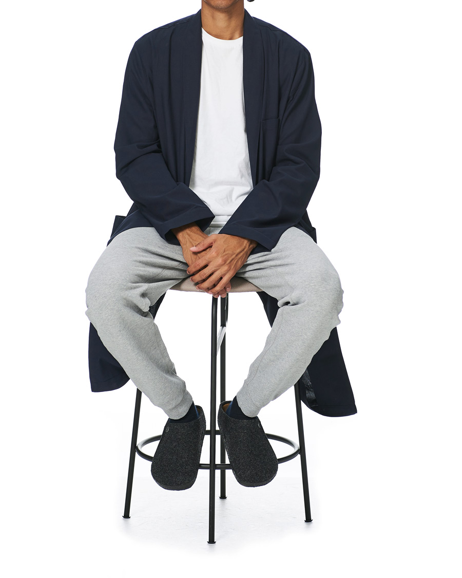 Homme | Peignoirs Et Pyjamas | Sunspel | Cotton Robe Navy