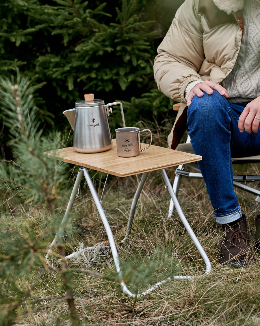 Homme | Équipement de camping | Snow Peak | Foldable My Table  Bamboo
