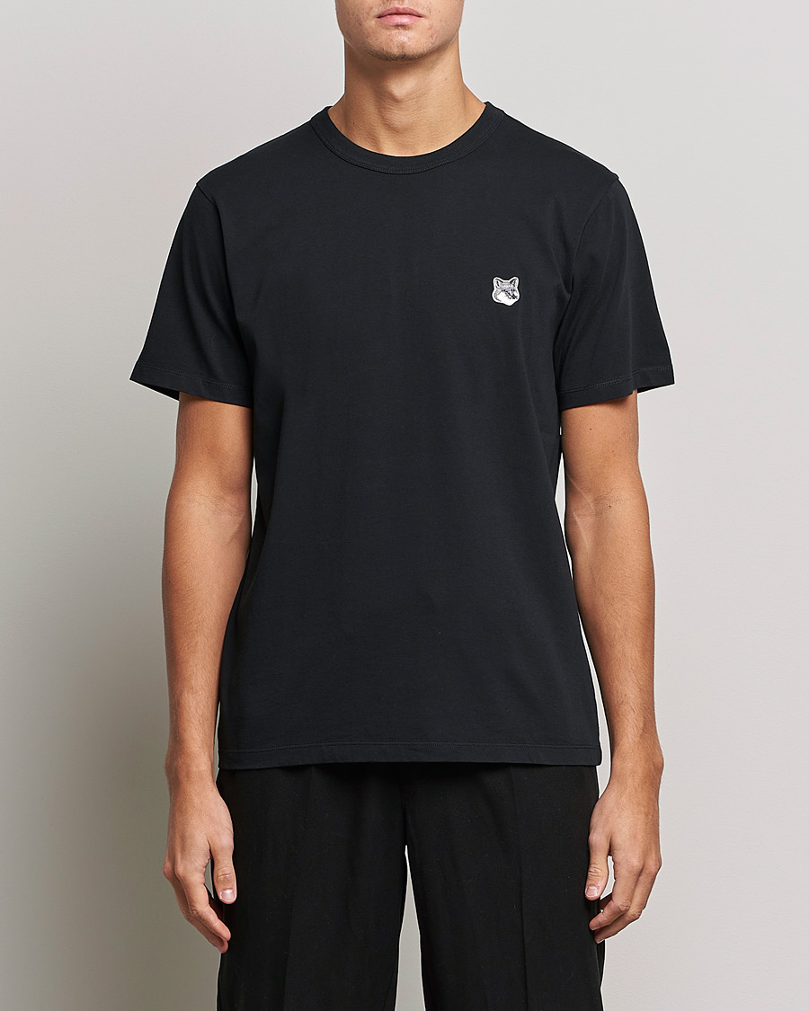 Homme | T-shirts | Maison Kitsuné | Grey Fox Head Tee Black