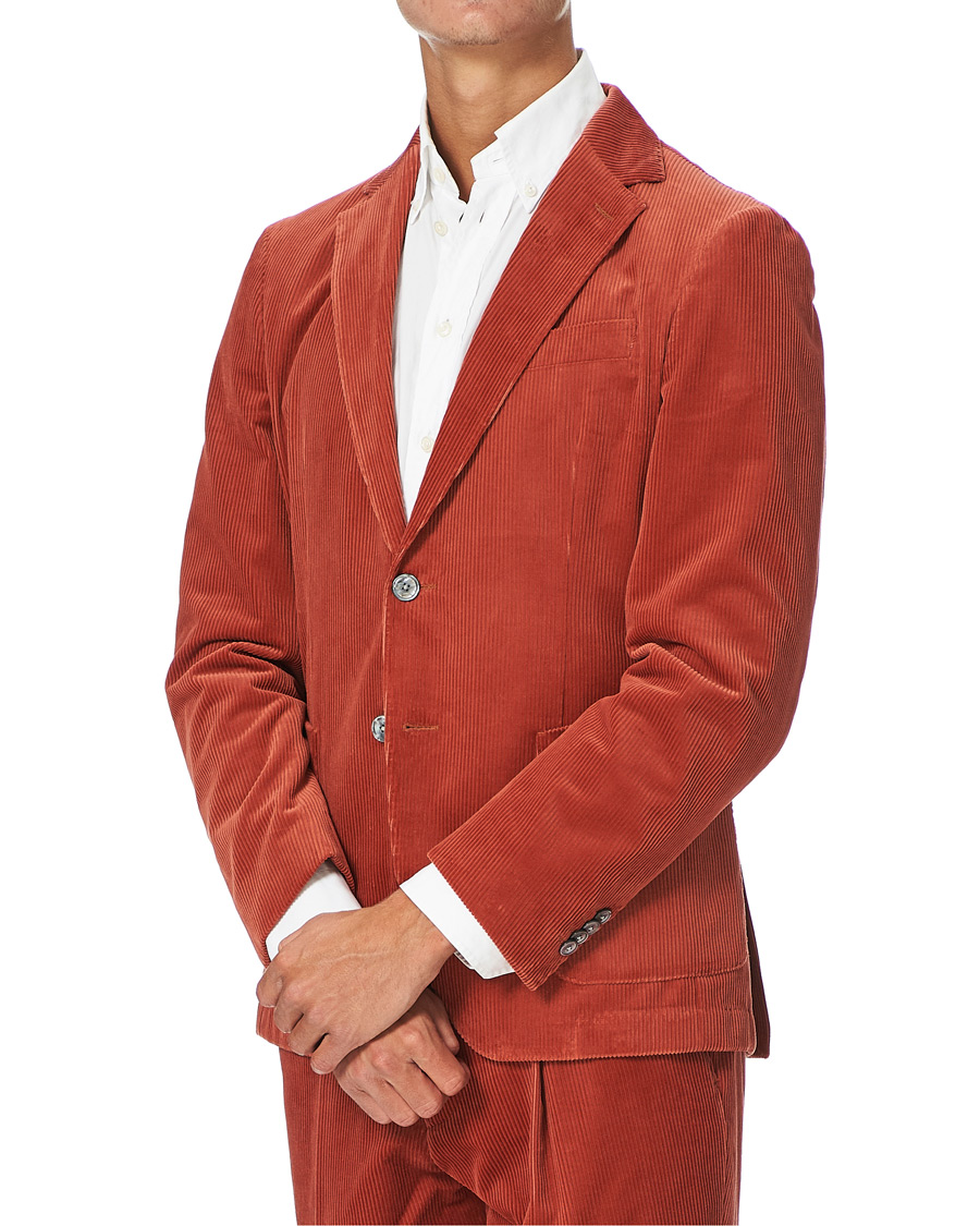 Homme | Blazers | BOSS BLACK | BOSS Hanry Corduroy Patch Pocket Blazer Medium Red