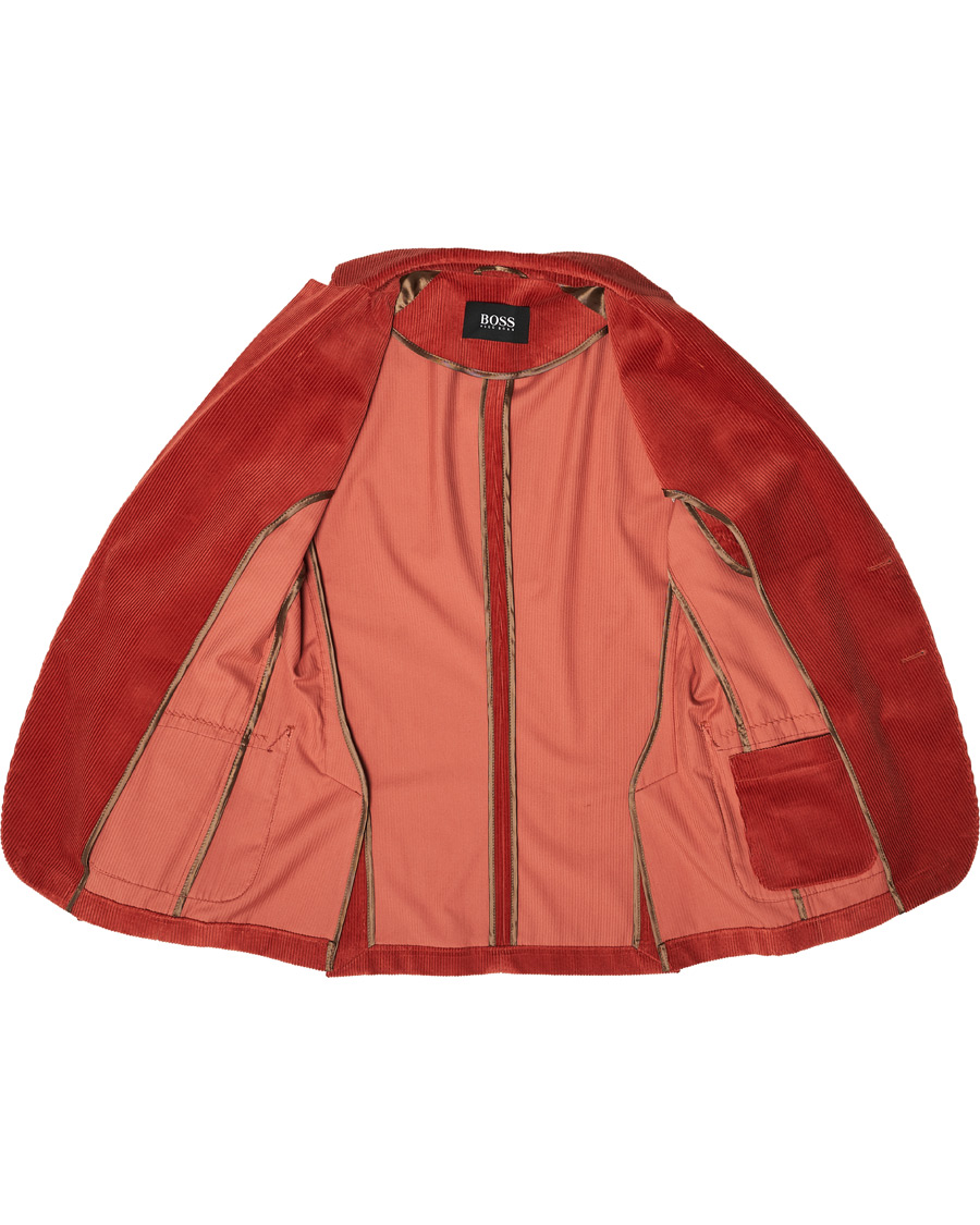 Homme | Blazers | BOSS BLACK | BOSS Hanry Corduroy Patch Pocket Blazer Medium Red