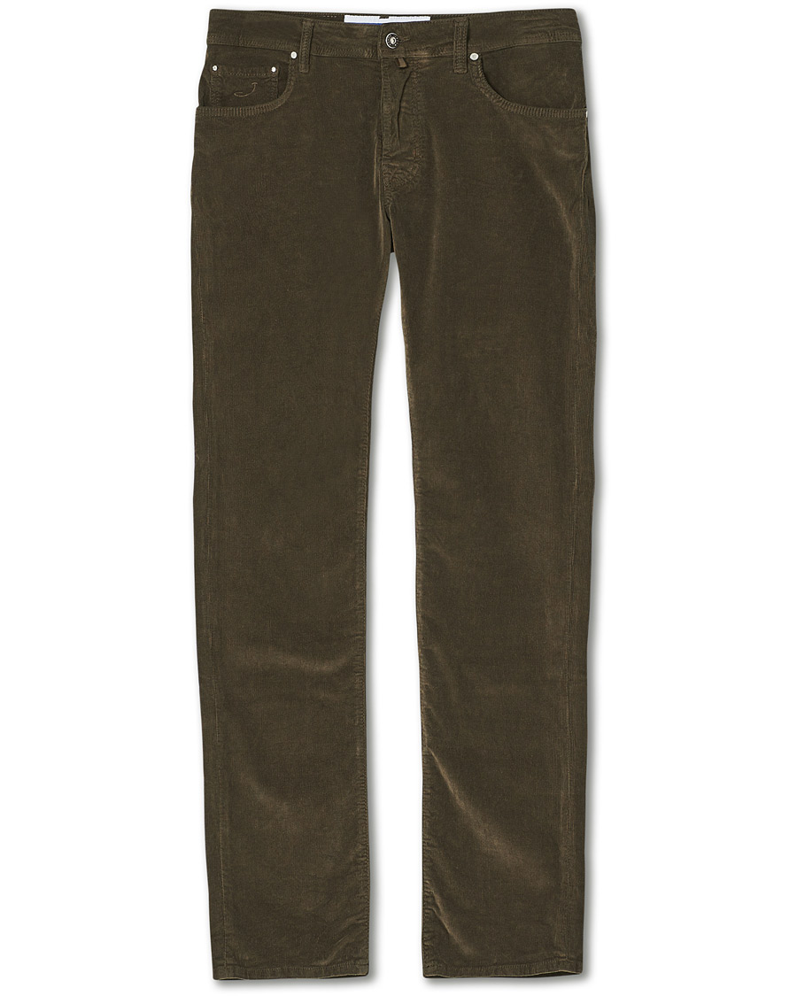 Homme | Pantalons | Jacob Cohën | 688 Bard 5-Pocket Corduroy Trousers Brown