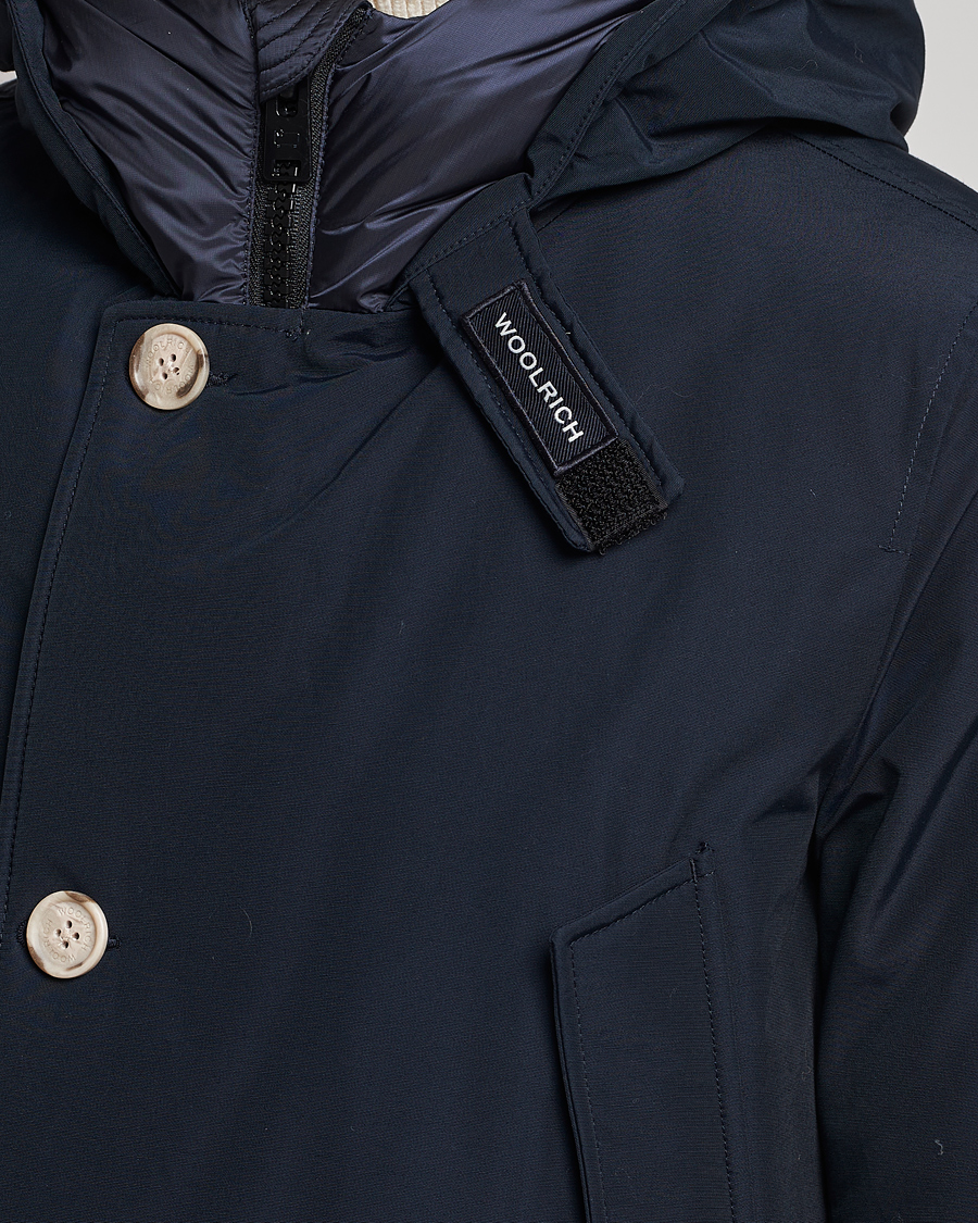 Homme | Manteaux Et Vestes | Woolrich | Arctic Parka No Fur Melton Blue