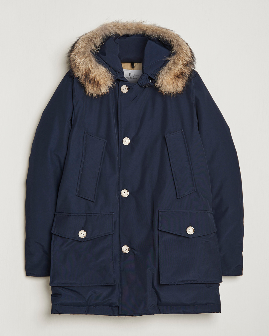 Homme | Manteaux Et Vestes | Woolrich | Arctic Parka DF Melton Blue