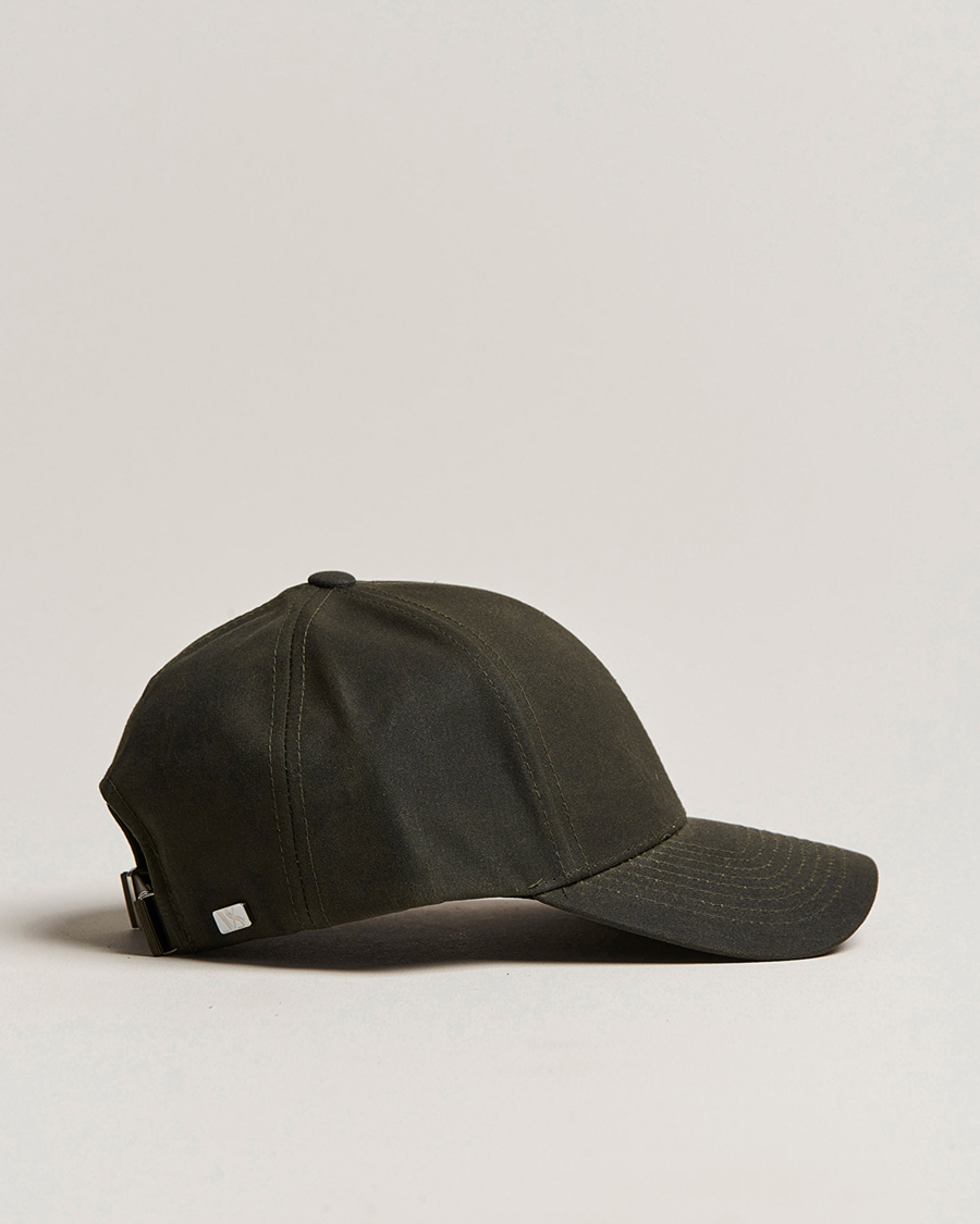 Homme | Varsity Headwear Oilskin Baseball Cap Ivy Green | Varsity Headwear | Oilskin Baseball Cap Ivy Green