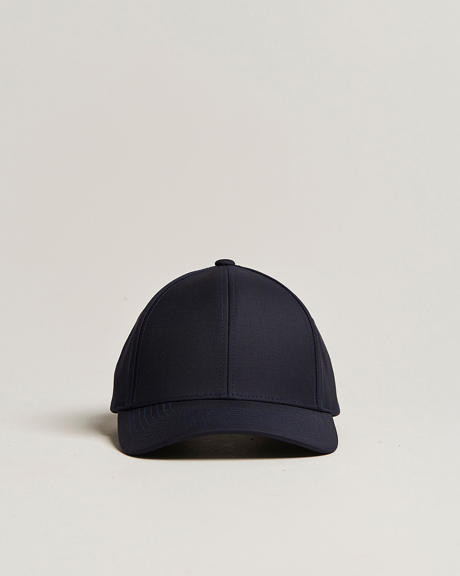 Homme | Varsity Headwear Wool Tech Baseball Cap Navy | Varsity Headwear | Wool Tech Baseball Cap Navy