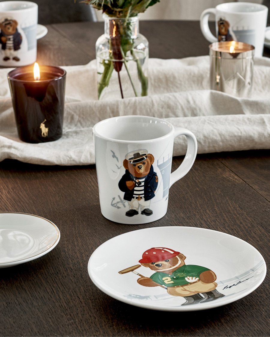 Homme | Ralph Lauren Home Haven Polo Bear Dessert Plate 4pcs Multi | Ralph Lauren Home | Haven Polo Bear Dessert Plate 4pcs Multi