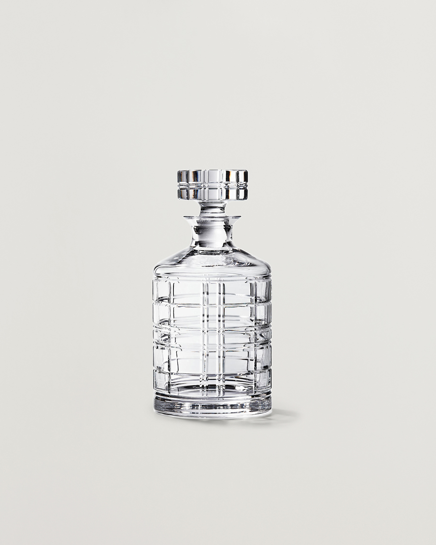 Homme | Ralph Lauren Home Hudson Plaid Crystal Decanter Clear | Ralph Lauren Home | Hudson Plaid Crystal Decanter Clear