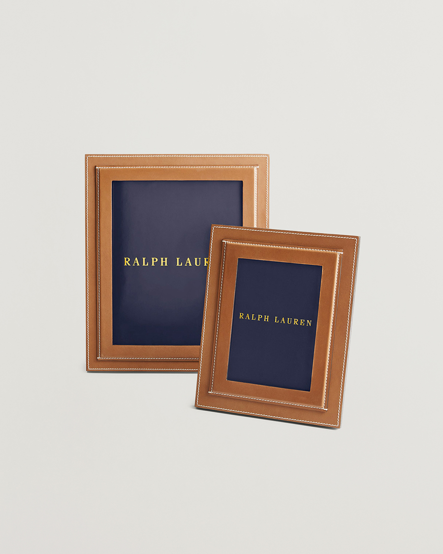 Homme | Ralph Lauren Home Brennan 8x10 Photo Frame Saddle | Ralph Lauren Home | Brennan 8x10 Photo Frame Saddle