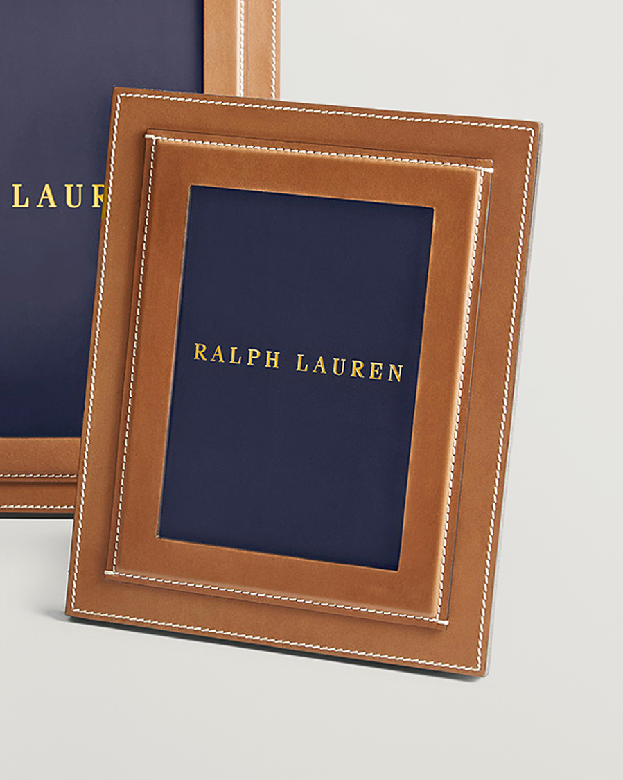 Homme | Ralph Lauren Home Brennan 8x10 Photo Frame Saddle | Ralph Lauren Home | Brennan 8x10 Photo Frame Saddle