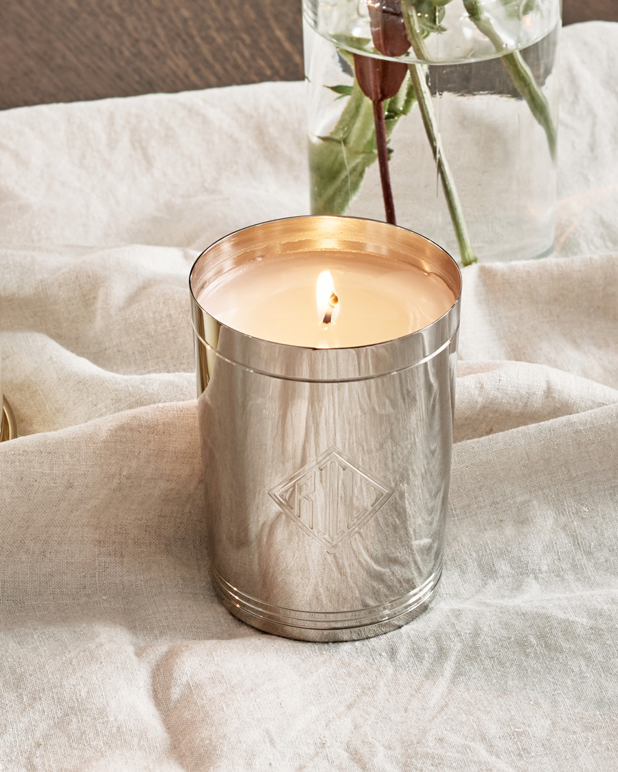 Homme | Ralph Lauren Home Rhinelander Flagship Single Wick Candle Silver | Ralph Lauren Home | Rhinelander Flagship Single Wick Candle Silver