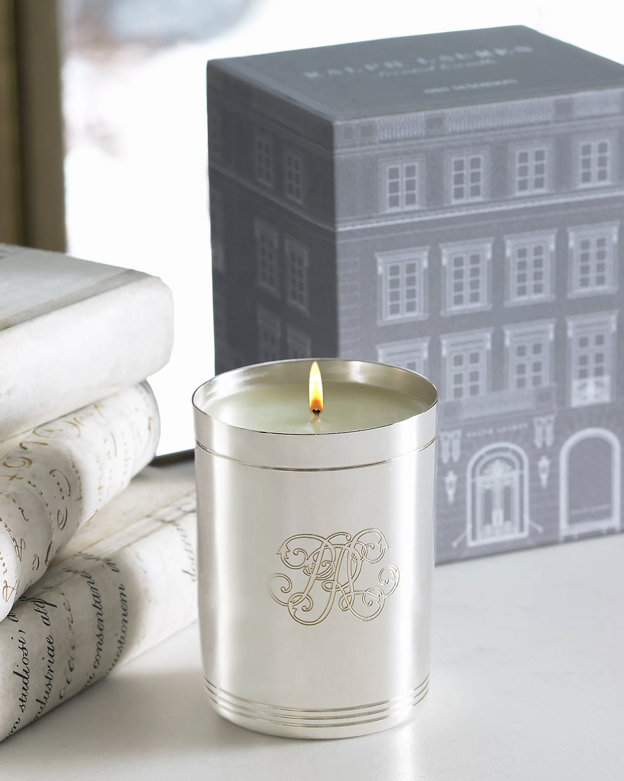 Homme | Bougies Parfumées | Ralph Lauren Home | 888 Madison Flagship Single Wick Candle Silver