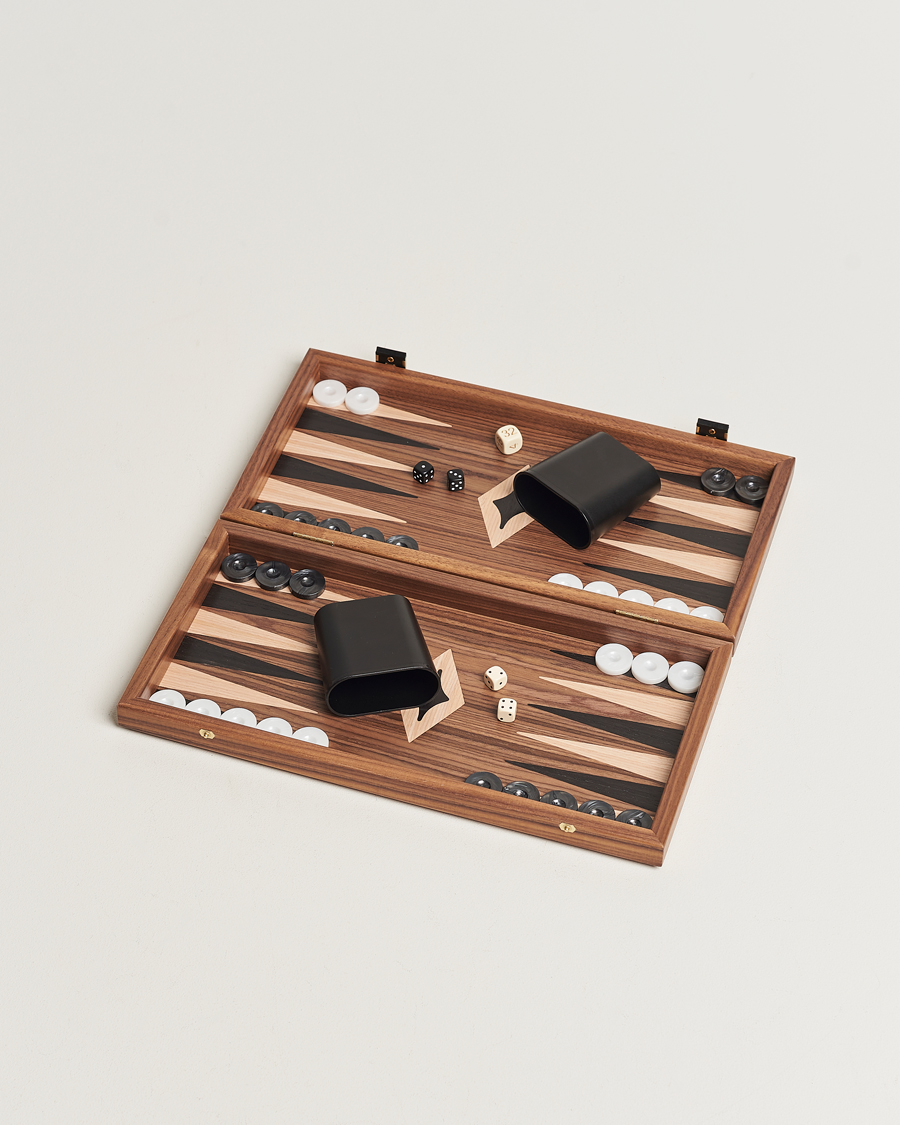 Homme | Jeux | Manopoulos | Walnut Chess & Backgammon