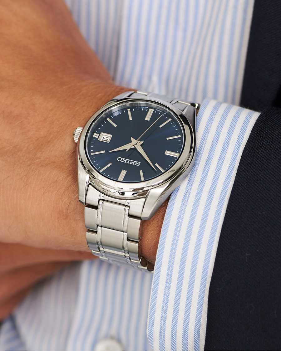Homme | Montres | Seiko | Sapphire 40mm Steel Blue Dial